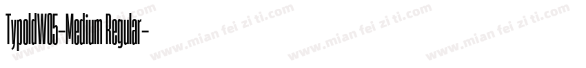 TypoldW05-Medium Regular字体转换